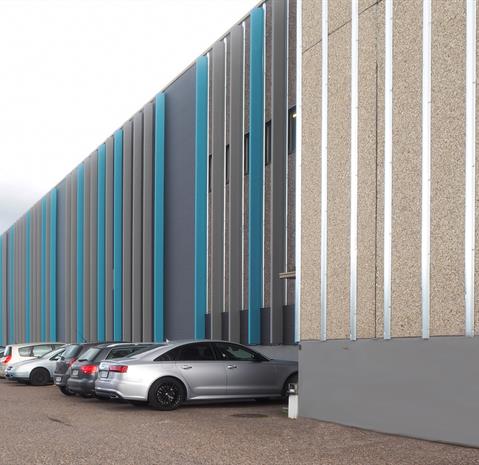 Facade parts after renovation