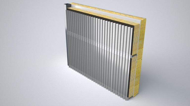 Ruukki acoustic cladding 100 mm image