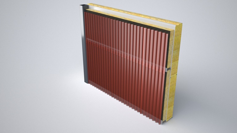 Ruukki acoustic cladding 50 mm image
