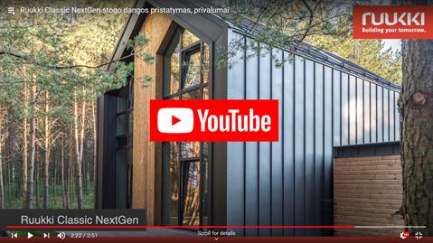 Ruukki Classic NextGen - produkto apžvalga, privalumai - video Ruukki Classic NextGen - produkto apžvalga, privalumai - video
