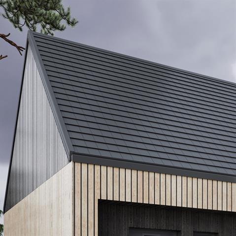 Ruukki® Hyygge with groves in linear pattern