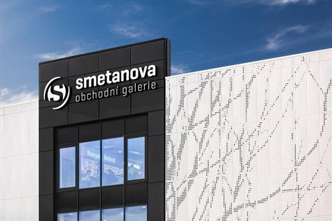 Smetanova shopping gallery Vsetin in Czech republic